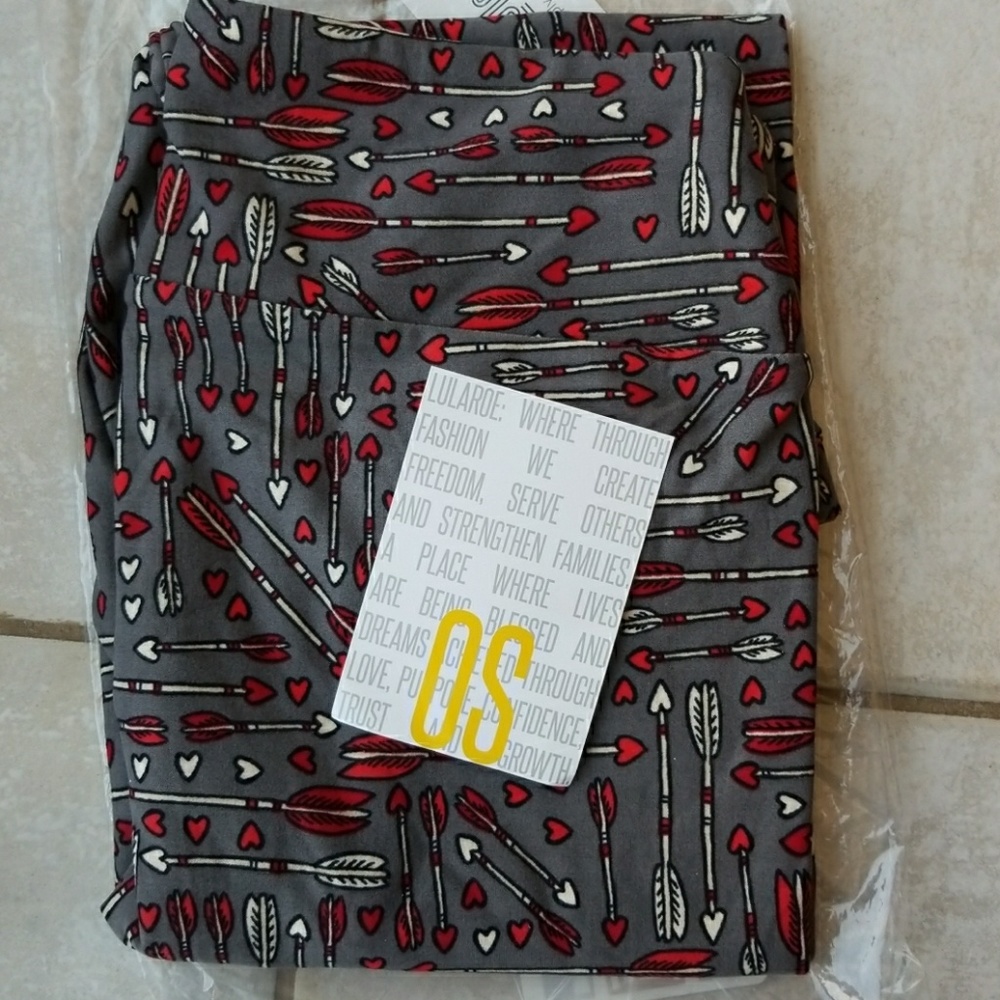 OS Lularoe Valentine leggings